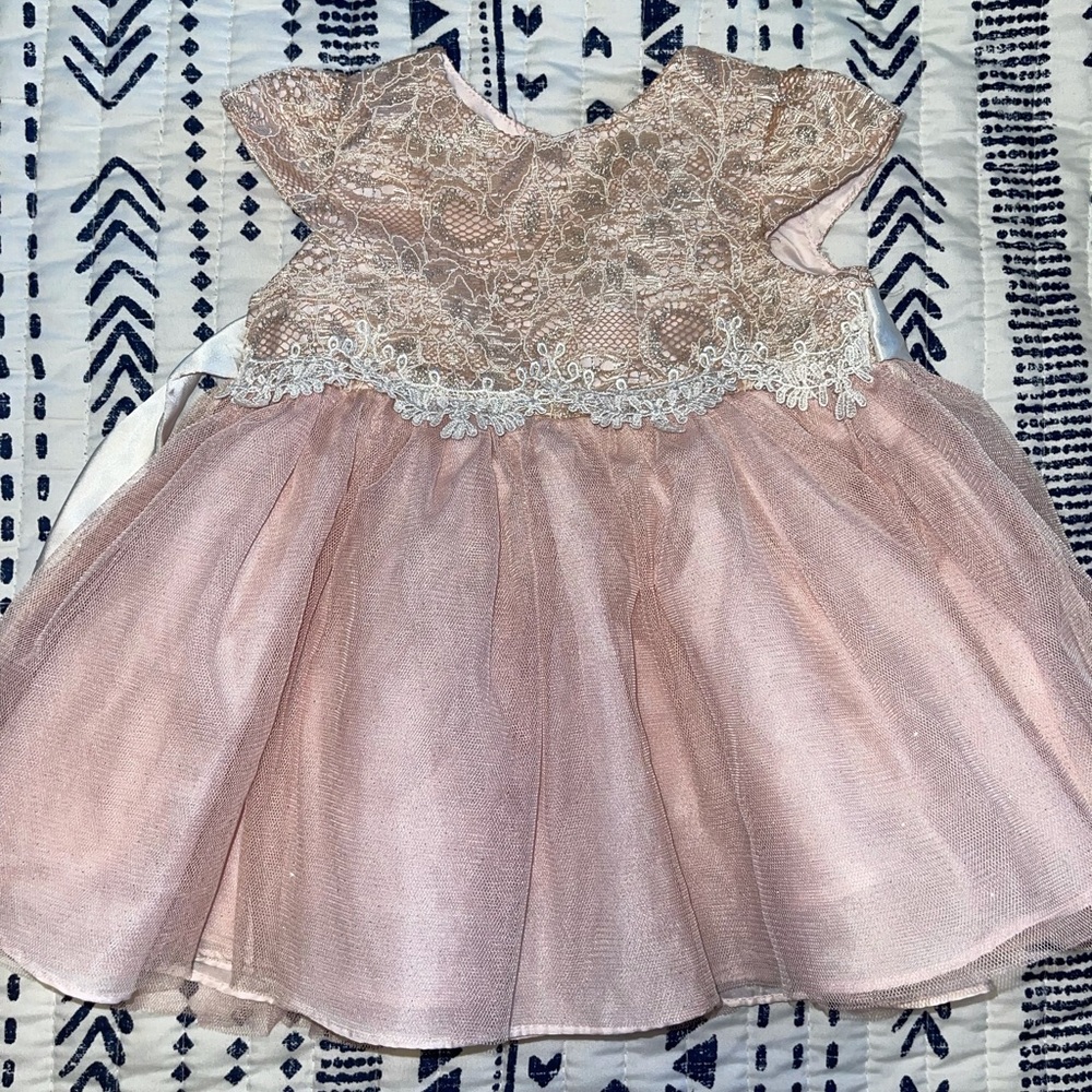 Rare Editions Baby Girl Dress 6-9 M